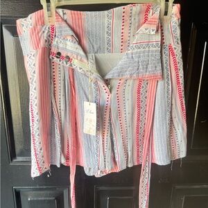 Love Multicolor Patterned shorts